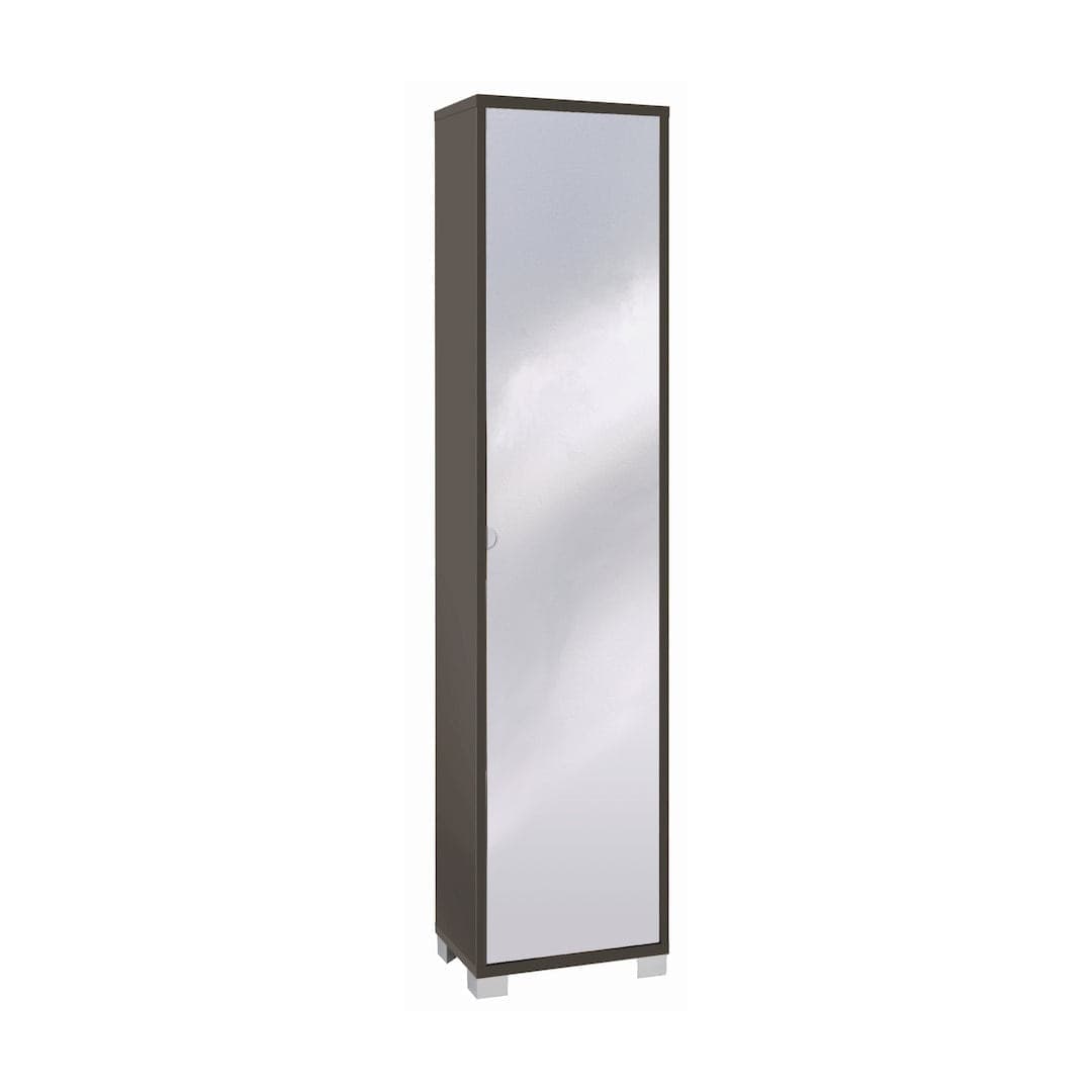 Colonna bagno con anta a specchio e ripiani regolabili - 190 x 43 x 29 cm - 8
