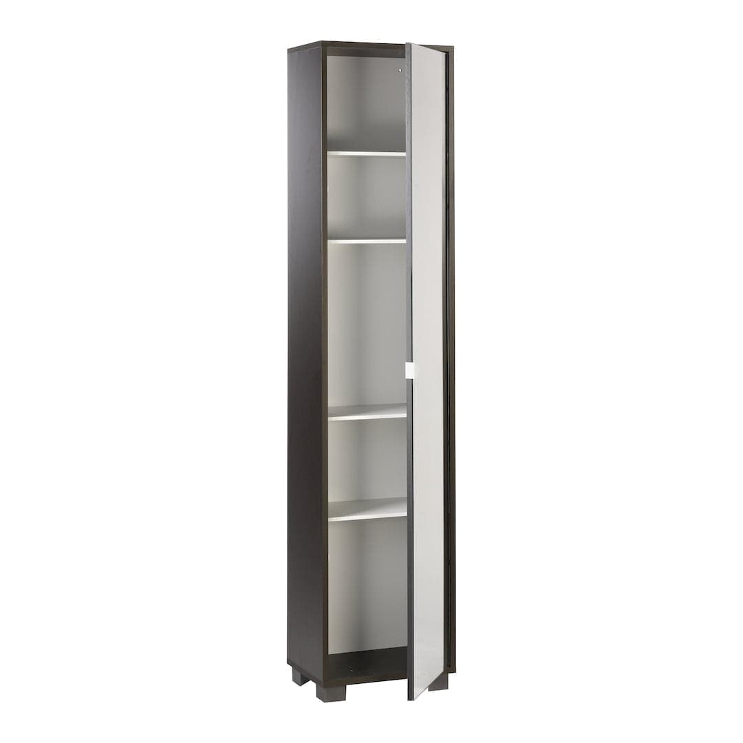 Colonna bagno con anta a specchio e ripiani regolabili - 190 x 43 x 29 cm - 10