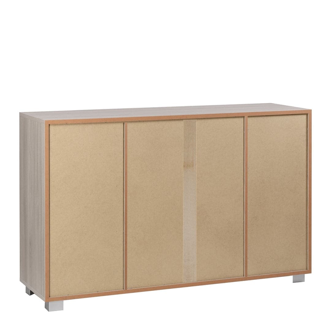 Mobile a due ante con quattro cassetti dal design moderno - 86 x 136 x 41 cm - 13