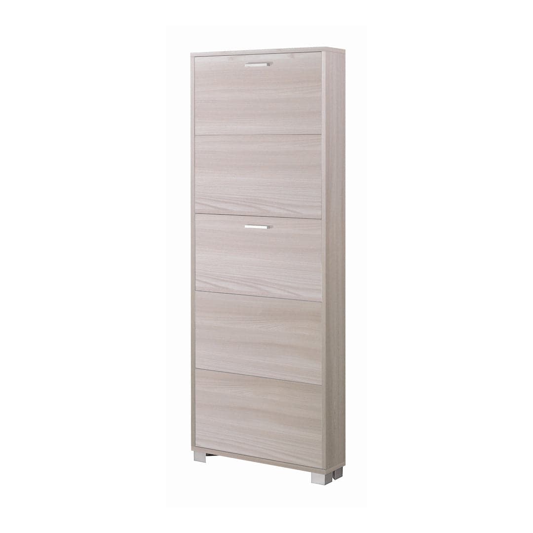 Scarpiera a cinque ante a ribalta dal design salvaspazio - 190 x 70 x 18 cm - 45