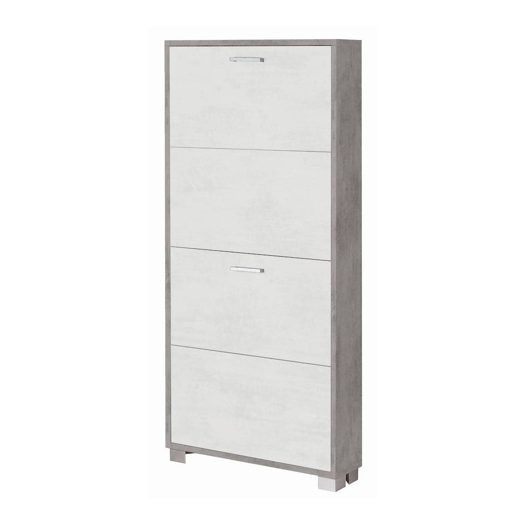 Scarpiera a quattro ante a ribalta dal design moderno - 154 x 70 x 29 cm - 31