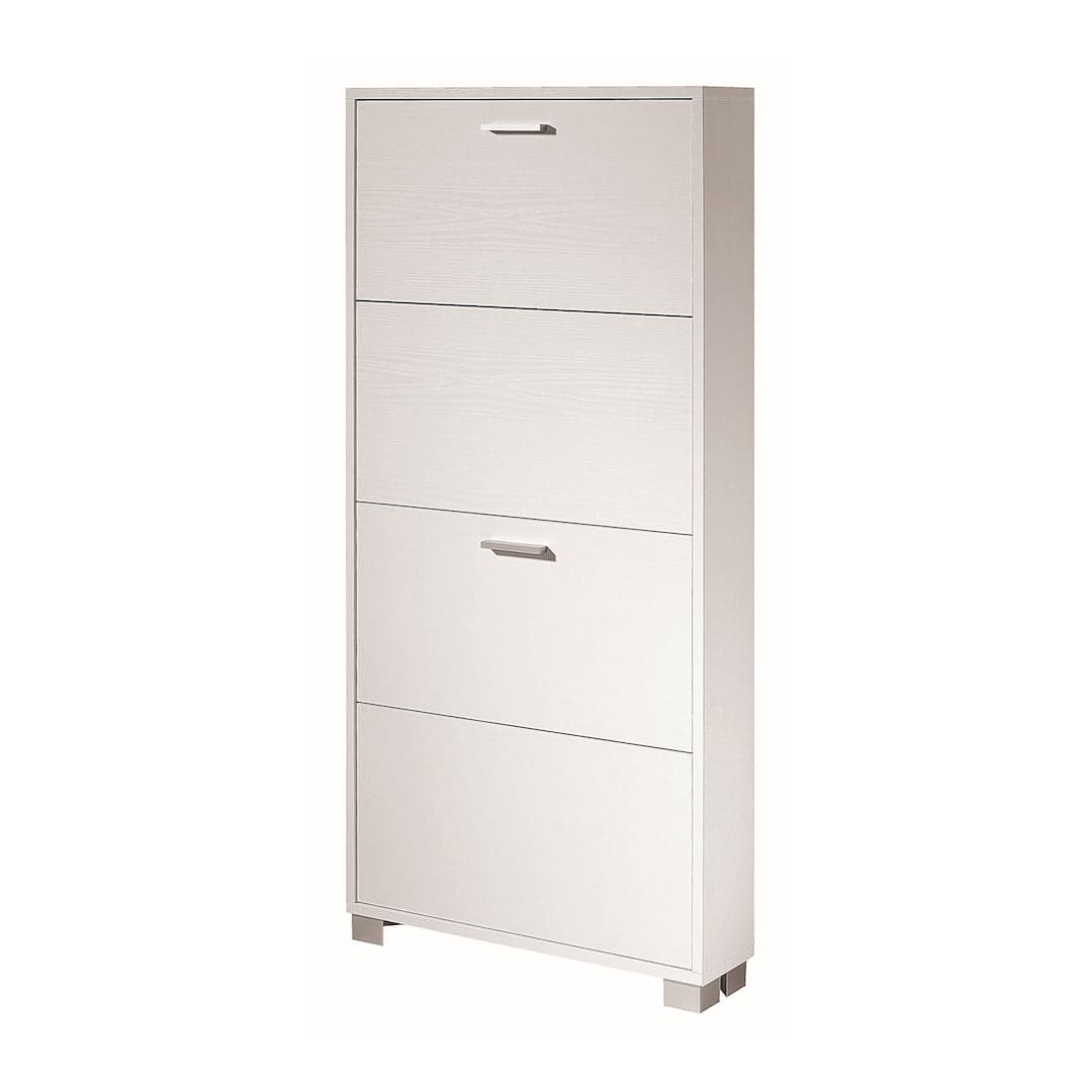 Scarpiera a quattro ante a ribalta dal design moderno - 154 x 70 x 29 cm - 25