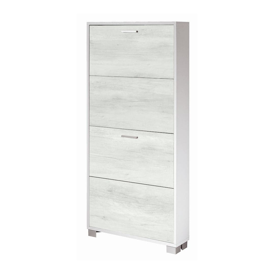 Scarpiera a quattro ante a ribalta dal design moderno - 154 x 70 x 29 cm - 28