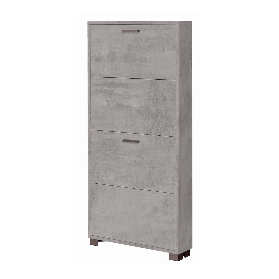 Scarpiera a quattro ante a ribalta dal design moderno - 154 x 70 x 29 cm - 30
