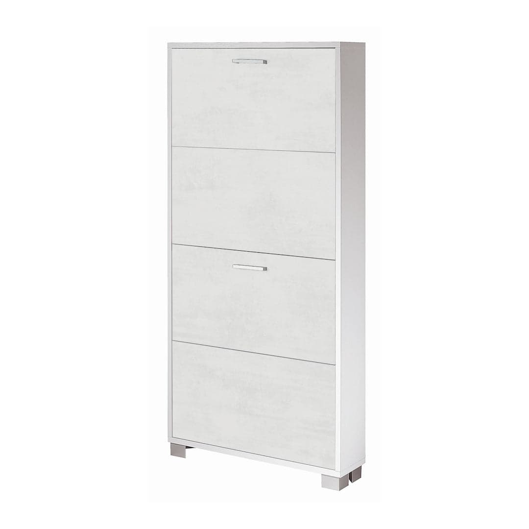 Scarpiera a quattro ante a ribalta dal design moderno - 154 x 70 x 29 cm - 27