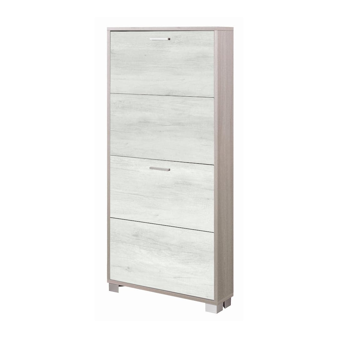 Scarpiera a quattro ante a ribalta dal design moderno - 154 x 70 x 29 cm - 37