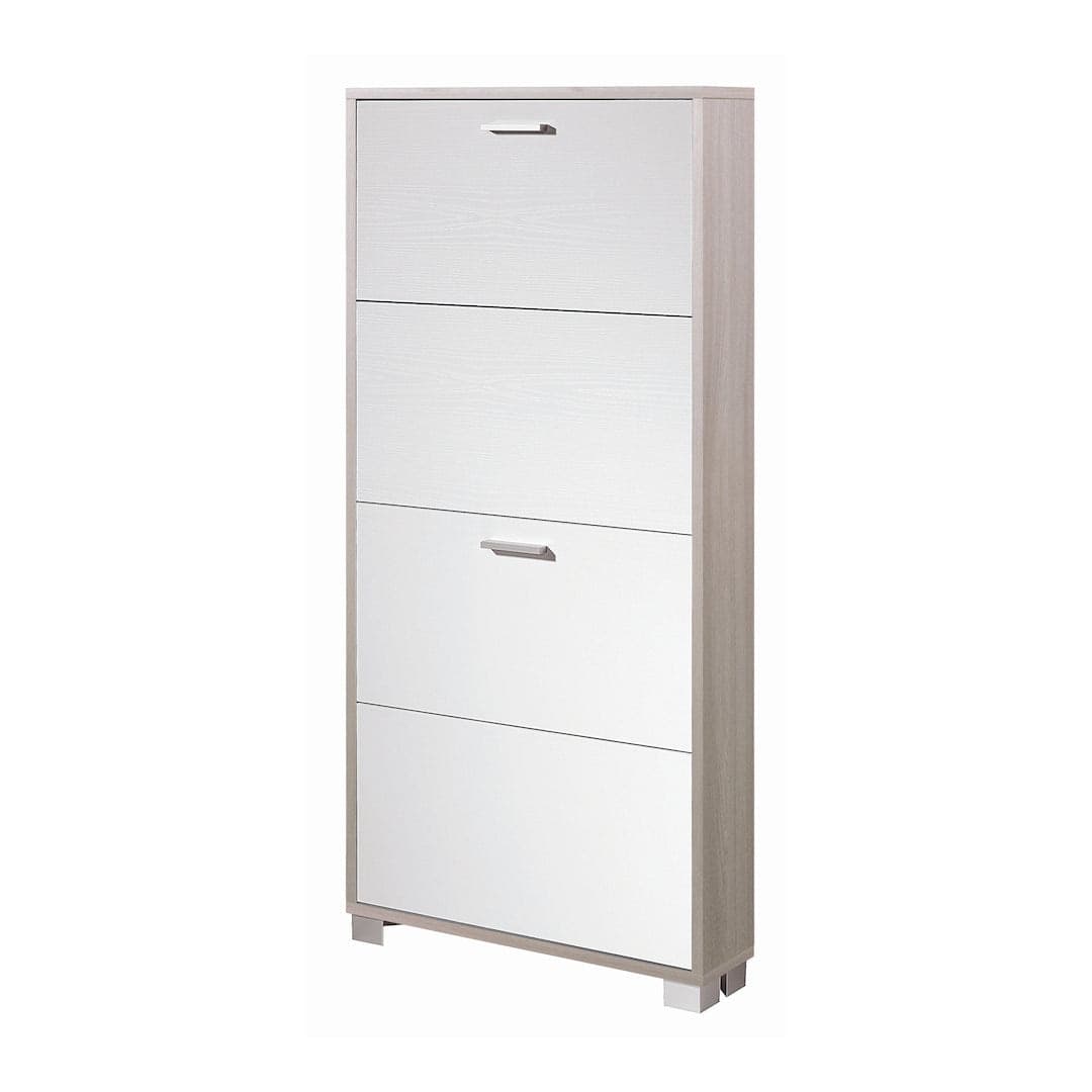 Scarpiera a quattro ante a ribalta dal design moderno - 154 x 70 x 29 cm - 12