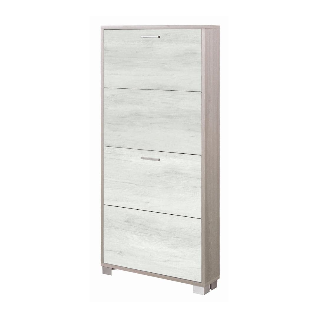 Scarpiera a quattro ante a ribalta dal design moderno - 154 x 70 x 29 cm - 14