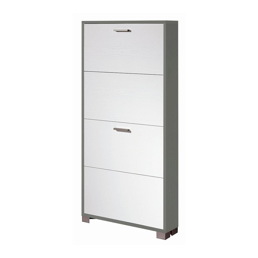Scarpiera a quattro ante a ribalta dal design moderno - 154 x 70 x 29 cm - 19