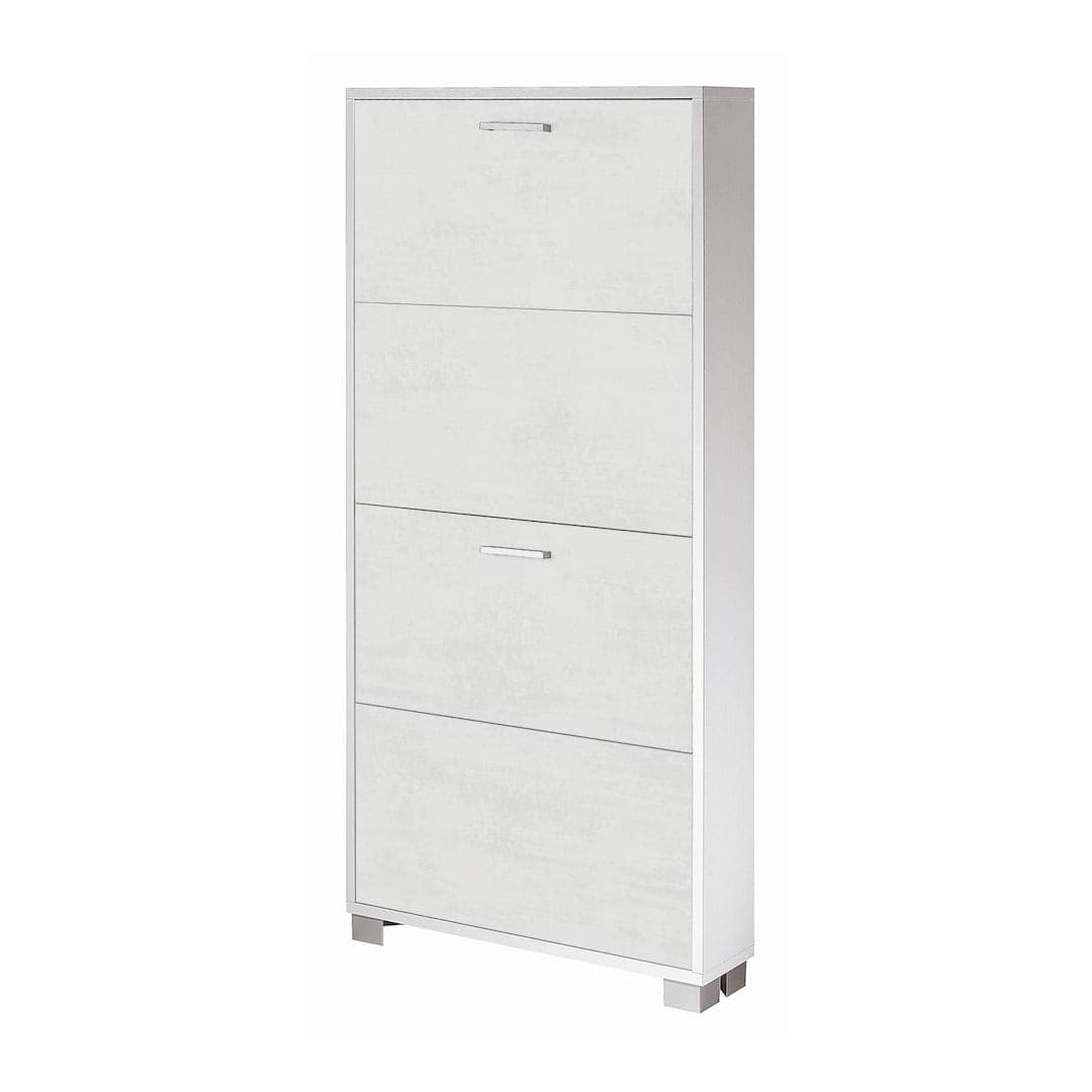 Scarpiera a quattro ante a ribalta dal design moderno - 154 x 70 x 29 cm - 4