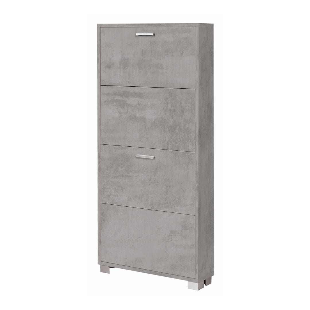 Scarpiera a quattro ante a ribalta dal design moderno - 154 x 70 x 29 cm - 6