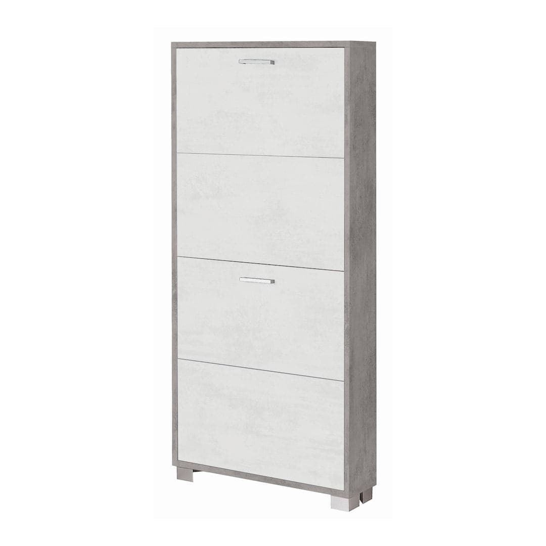 Scarpiera a quattro ante a ribalta dal design moderno - 154 x 70 x 29 cm - 8