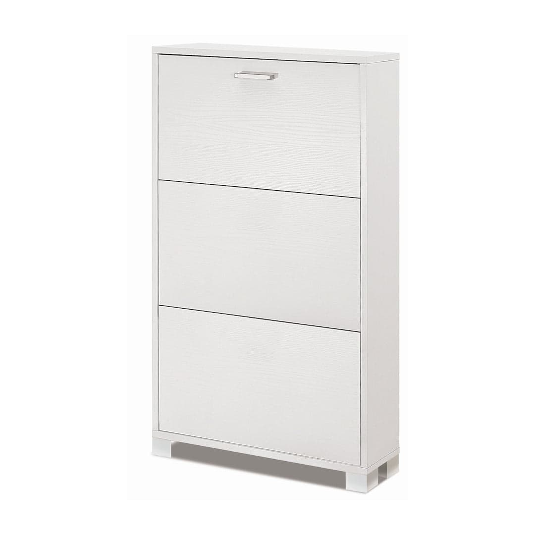 Scarpiera a tre ante a ribalta dal design compatto - 118 x 70 x 18 cm - 24