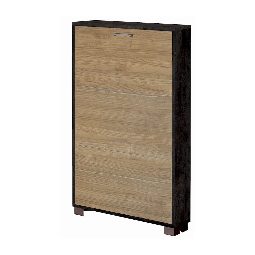 Scarpiera a tre ante a ribalta dal design compatto - 118 x 70 x 18 cm - 37