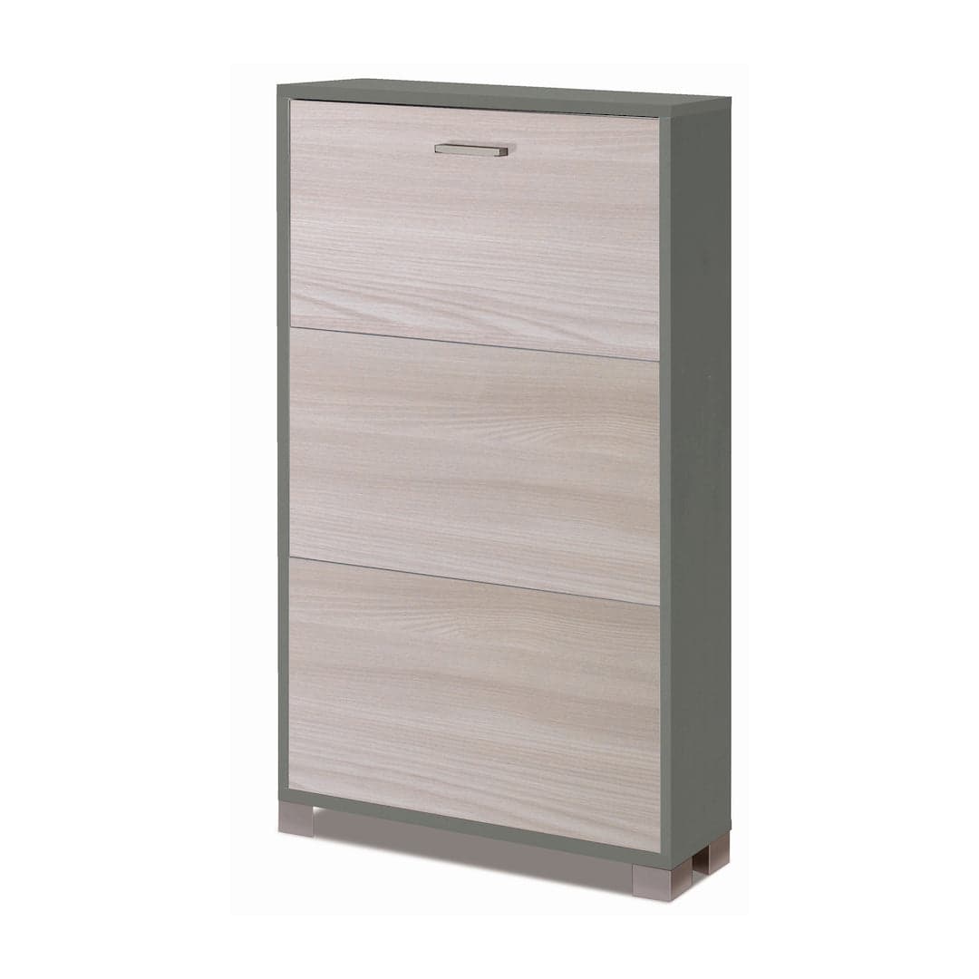 Scarpiera a tre ante a ribalta dal design compatto - 118 x 70 x 18 cm - 41