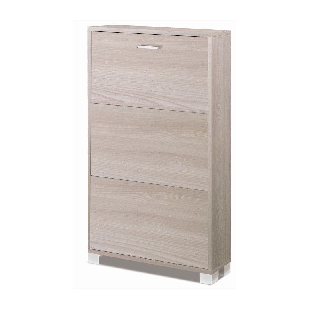 Scarpiera a tre ante a ribalta dal design compatto - 118 x 70 x 18 cm - 11