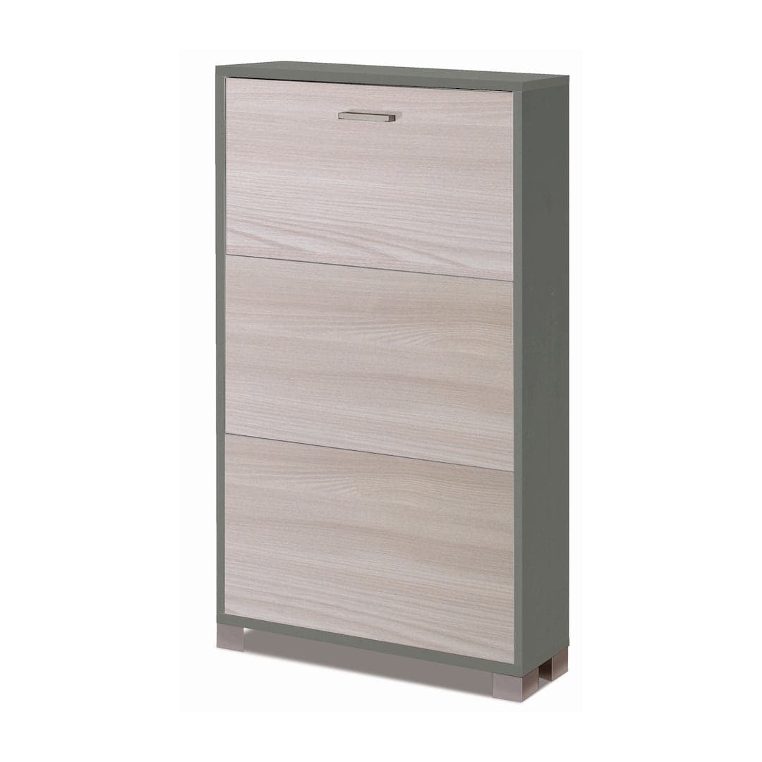Scarpiera a tre ante a ribalta dal design compatto - 118 x 70 x 18 cm - 18