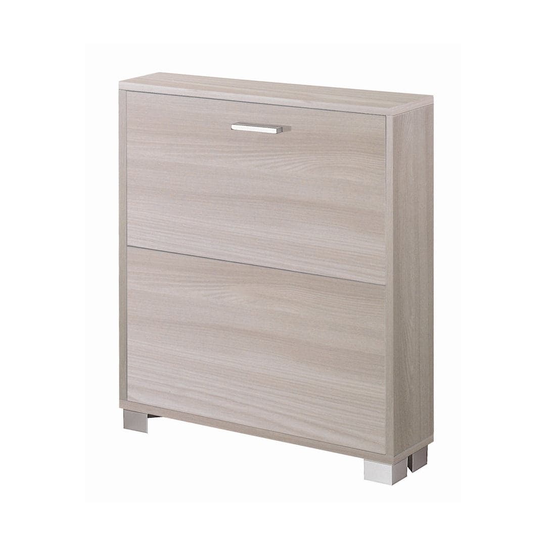 Scarpiera a due ante a ribalta dal design compatto - 80 x 70 x 18 cm - 11