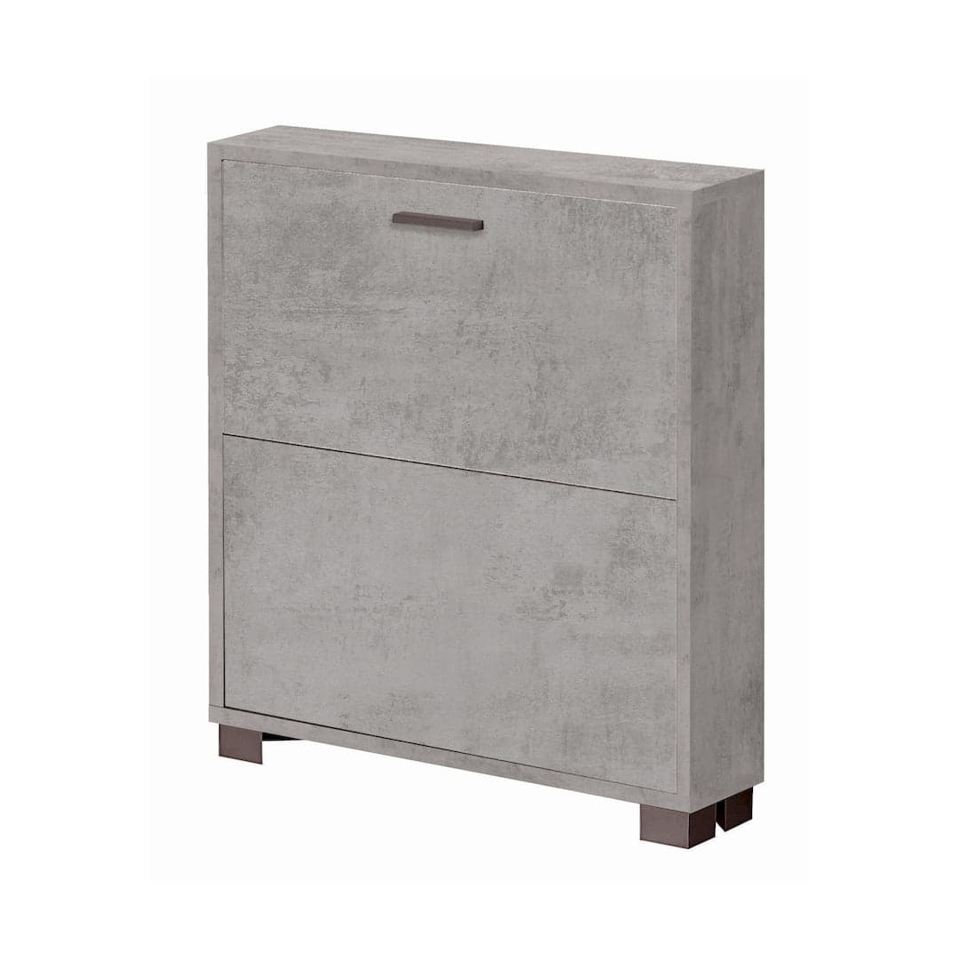 Scarpiera a due ante a ribalta dal design compatto - 80 x 70 x 18 cm - 6