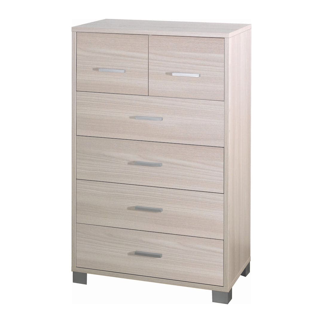 Cassettiera moderna a sei cassetti con design minimal - 112 x 70 x 29 cm - 37