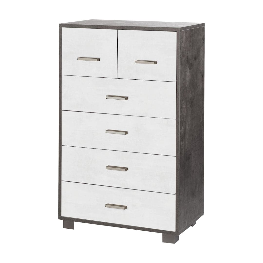 Cassettiera moderna a sei cassetti con design minimal - 112 x 70 x 29 cm - 17
