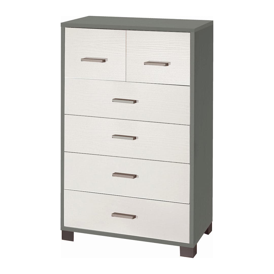 Cassettiera moderna a sei cassetti con design minimal - 112 x 70 x 29 cm - 20