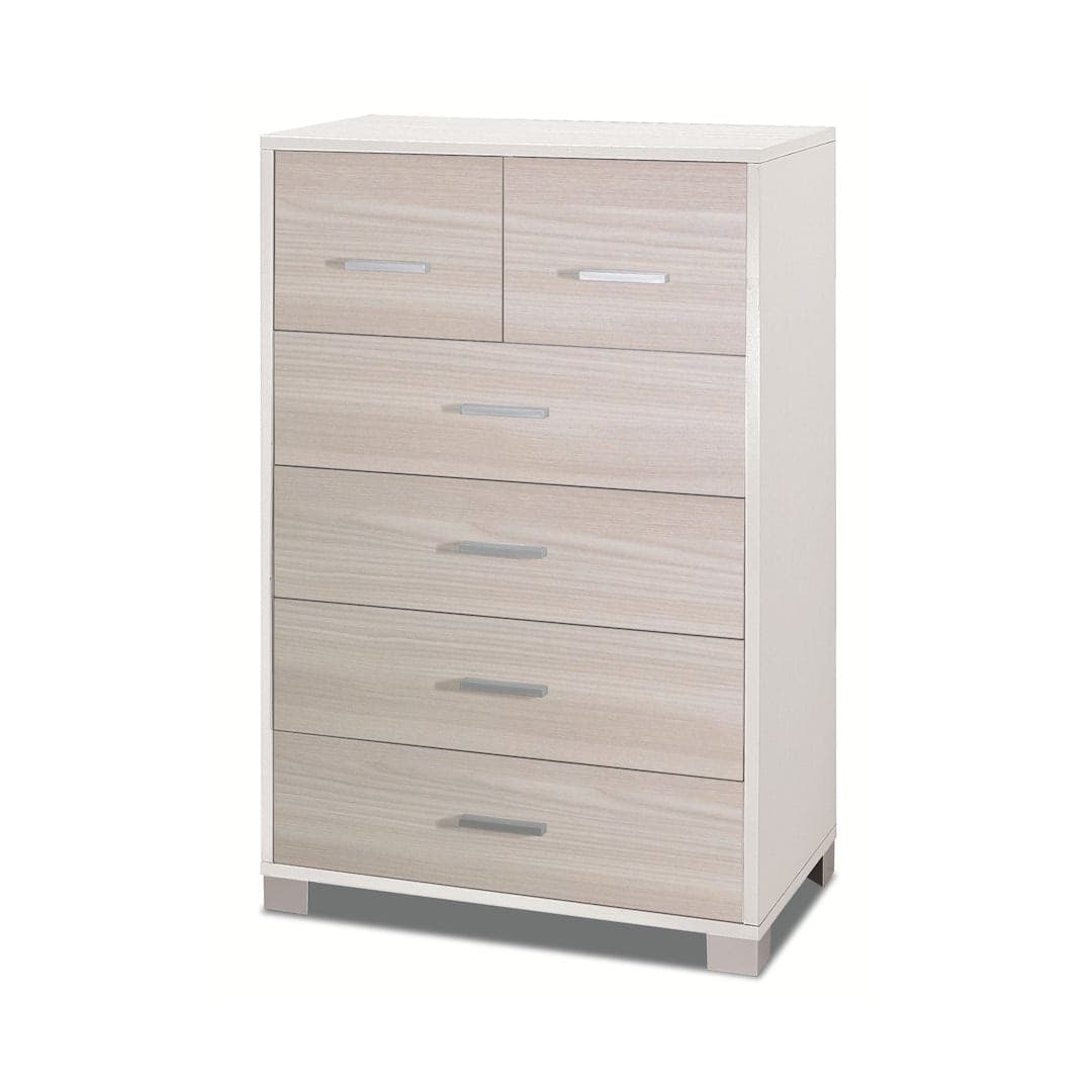 Cassettiera moderna a sei cassetti con design minimal - 112 x 70 x 29 cm - 3