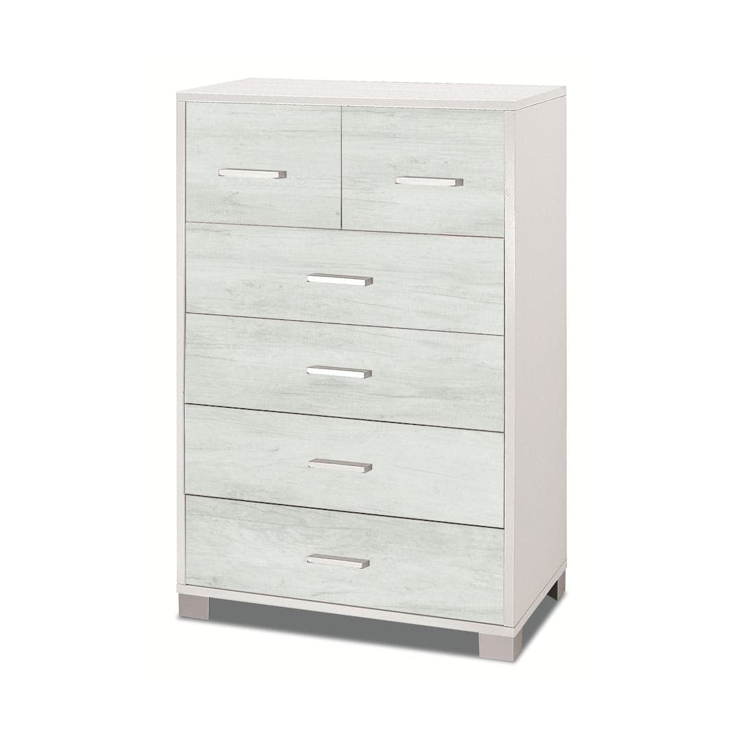 Cassettiera moderna a sei cassetti con design minimal - 112 x 70 x 29 cm - 4