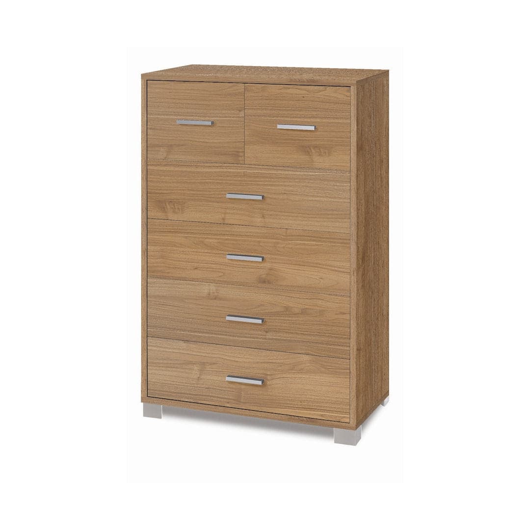 Cassettiera moderna a sei cassetti con design minimal - 112 x 70 x 29 cm - 9