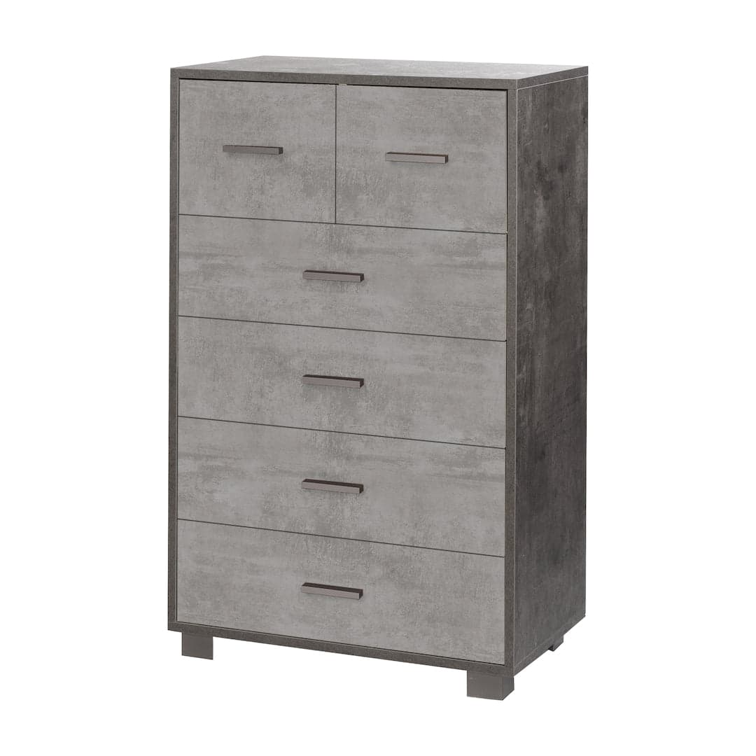 Cassettiera moderna a sei cassetti con design minimal - 112 x 70 x 29 cm - 27