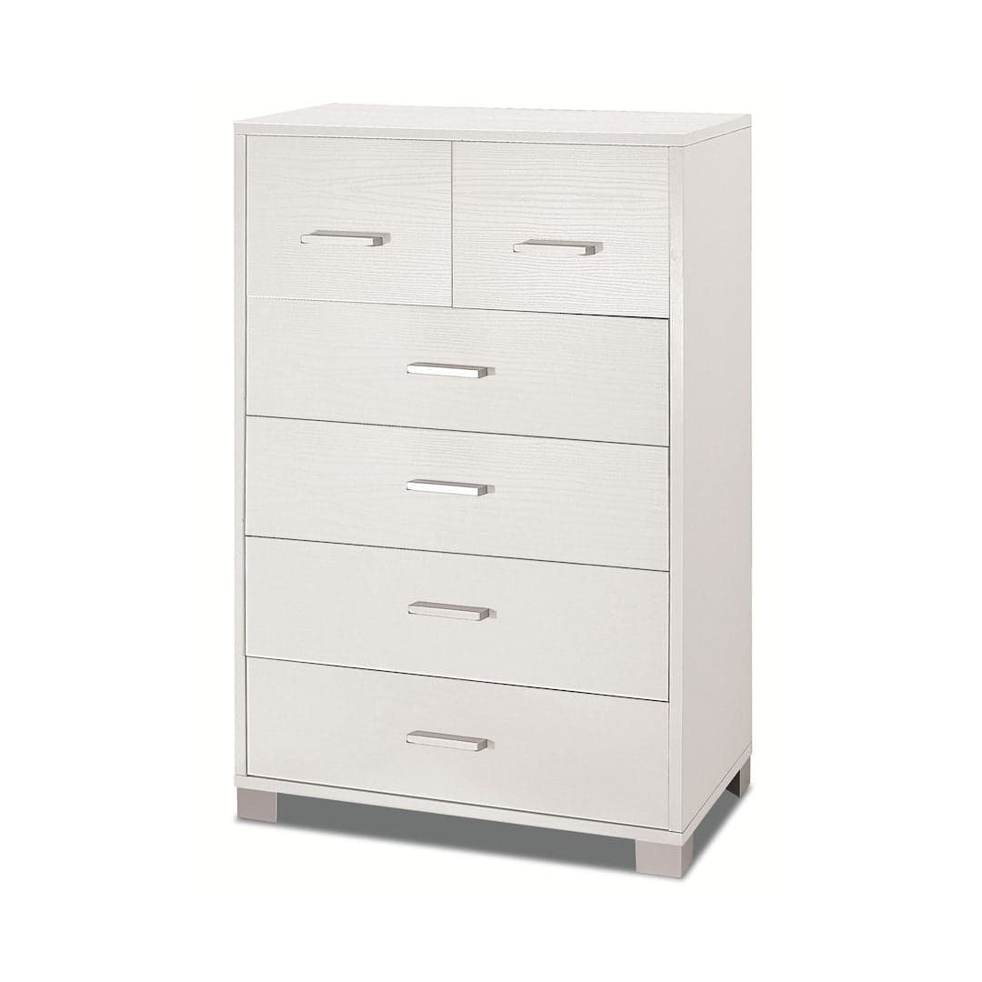 Cassettiera moderna a sei cassetti con design minimal - 112 x 70 x 29 cm - 18