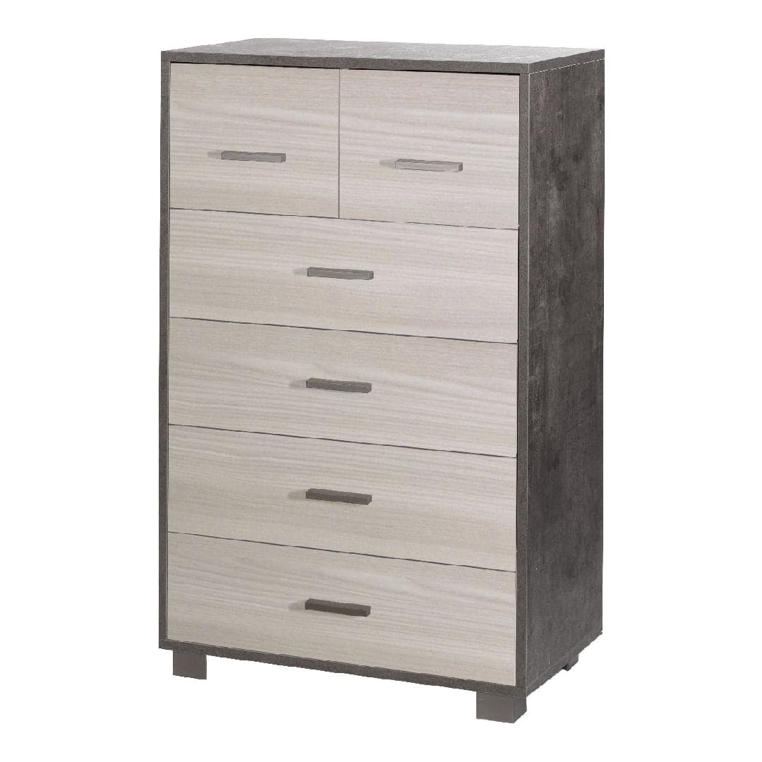 Cassettiera moderna a sei cassetti con design minimal - 112 x 70 x 29 cm - 29