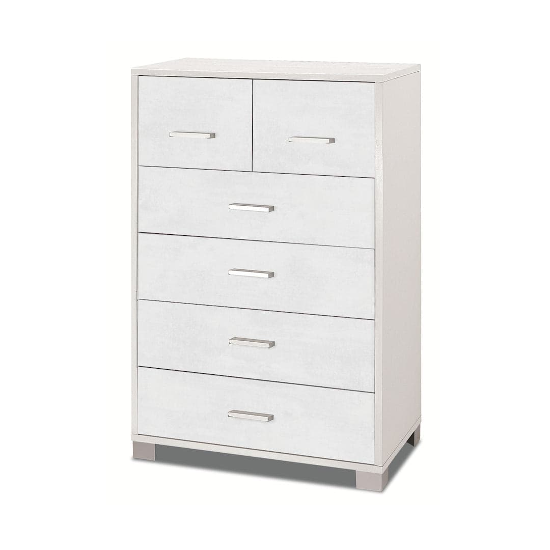 Cassettiera moderna a sei cassetti con design minimal - 112 x 70 x 29 cm - 2
