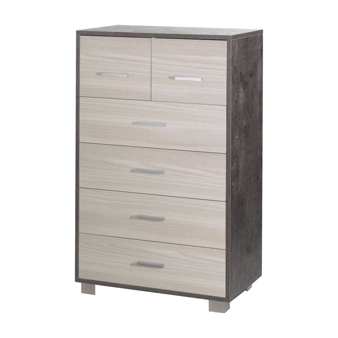 Cassettiera moderna a sei cassetti con design minimal - 112 x 70 x 29 cm - 13