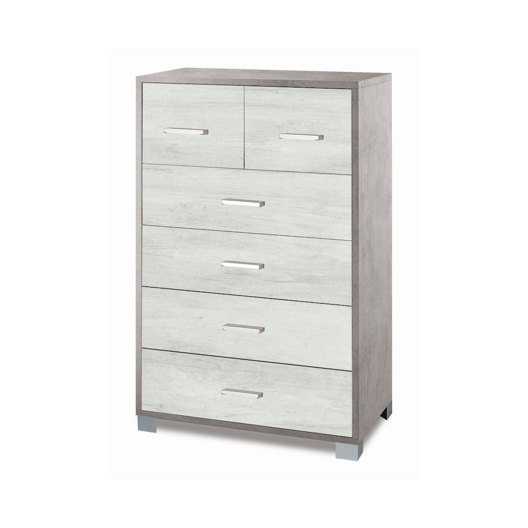 Cassettiera moderna a sei cassetti con design minimal - 112 x 70 x 29 cm - 5