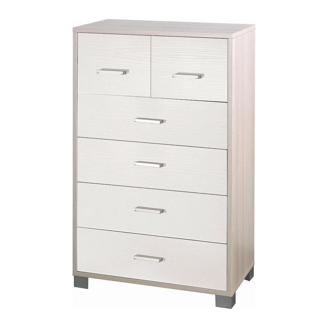 Cassettiera moderna a sei cassetti con design minimal - 112 x 70 x 29 cm - 8