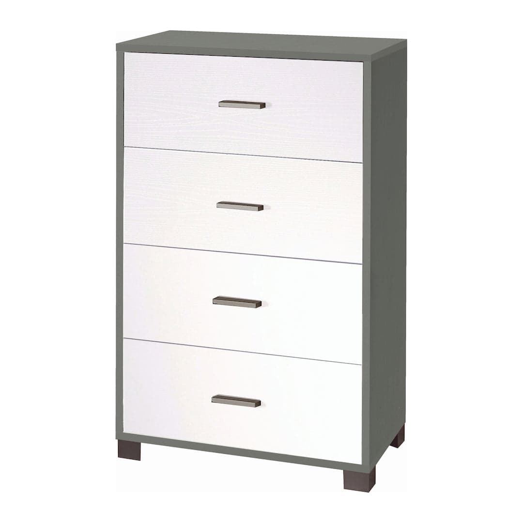 Cassettiera a quattro cassetti dal design moderno - 112 x 70 x 41 cm - 50