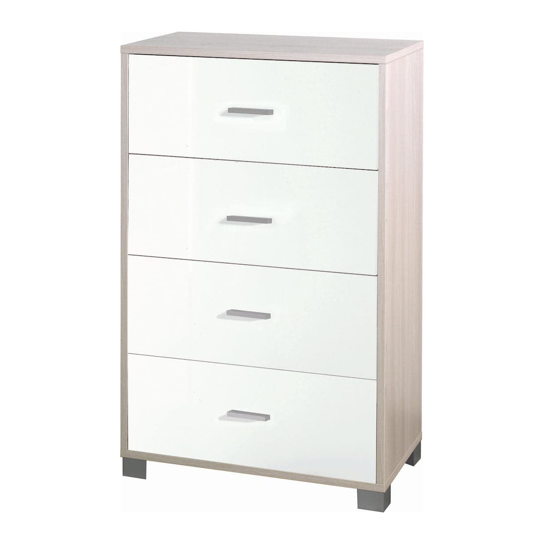 Cassettiera a quattro cassetti dal design moderno - 112 x 70 x 41 cm - 54