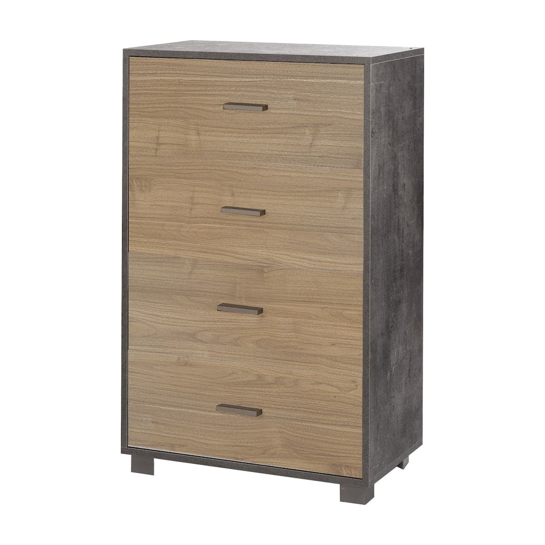 Cassettiera a quattro cassetti dal design moderno - 112 x 70 x 41 cm - 20