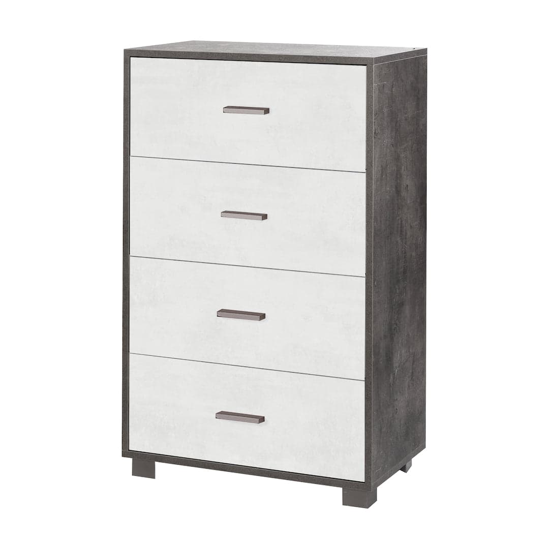 Cassettiera a quattro cassetti dal design moderno - 112 x 70 x 41 cm - 21