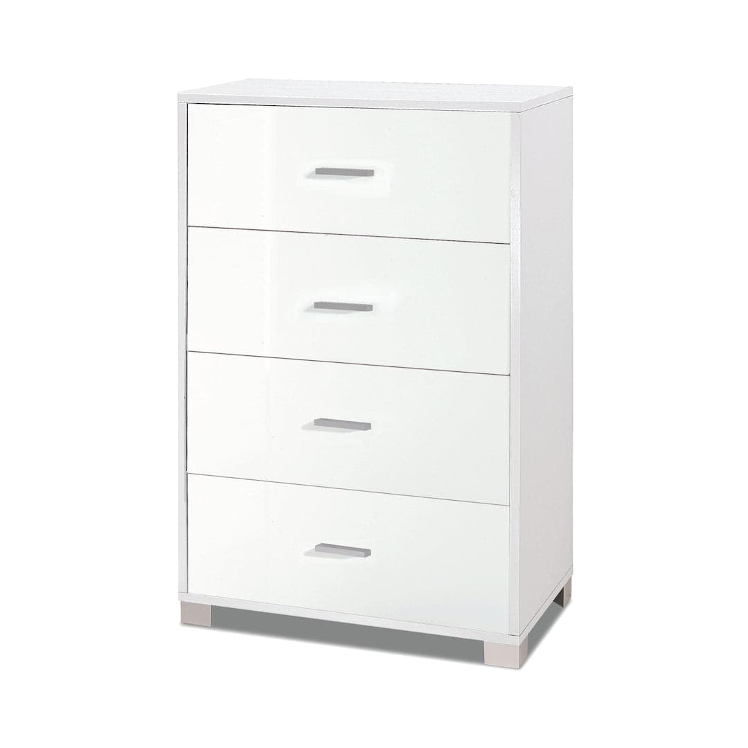 Cassettiera a quattro cassetti dal design moderno - 112 x 70 x 41 cm - 26