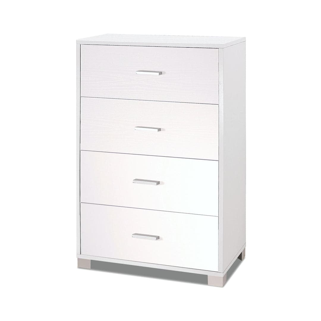 Cassettiera a quattro cassetti dal design moderno - 112 x 70 x 41 cm - 21