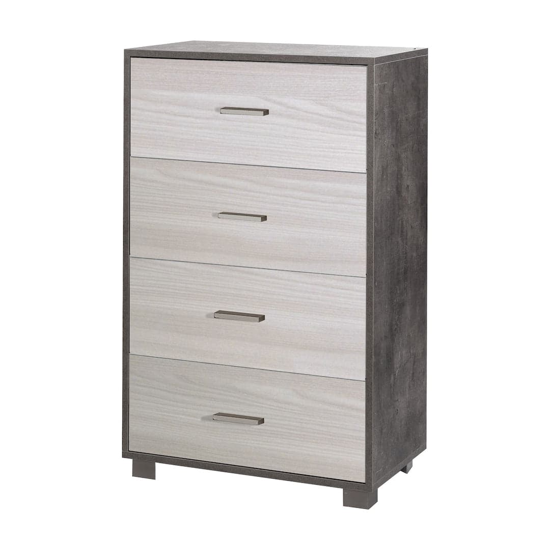 Cassettiera a quattro cassetti dal design moderno - 112 x 70 x 41 cm - 34