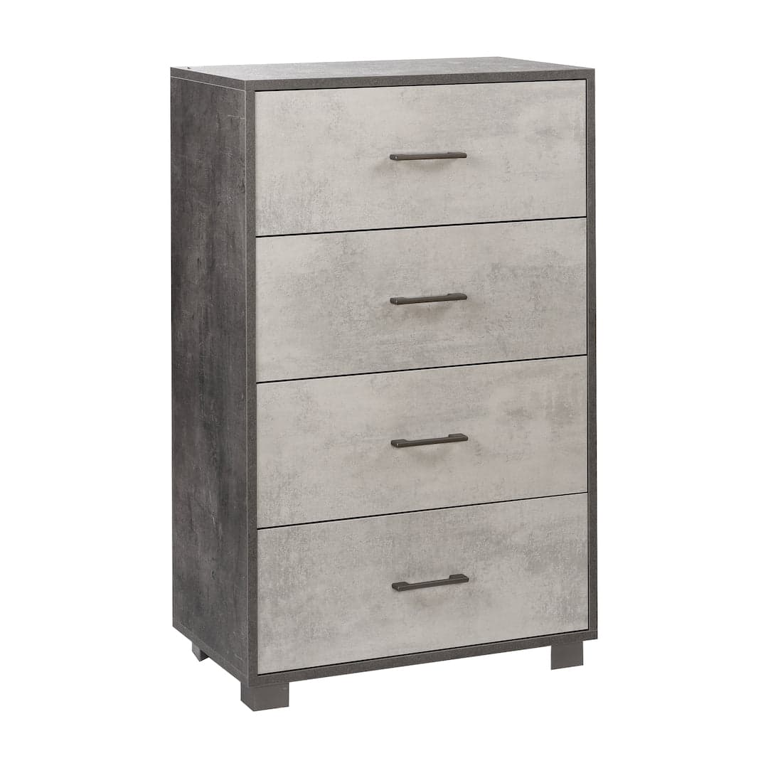 Cassettiera a quattro cassetti dal design moderno - 112 x 70 x 41 cm - 12