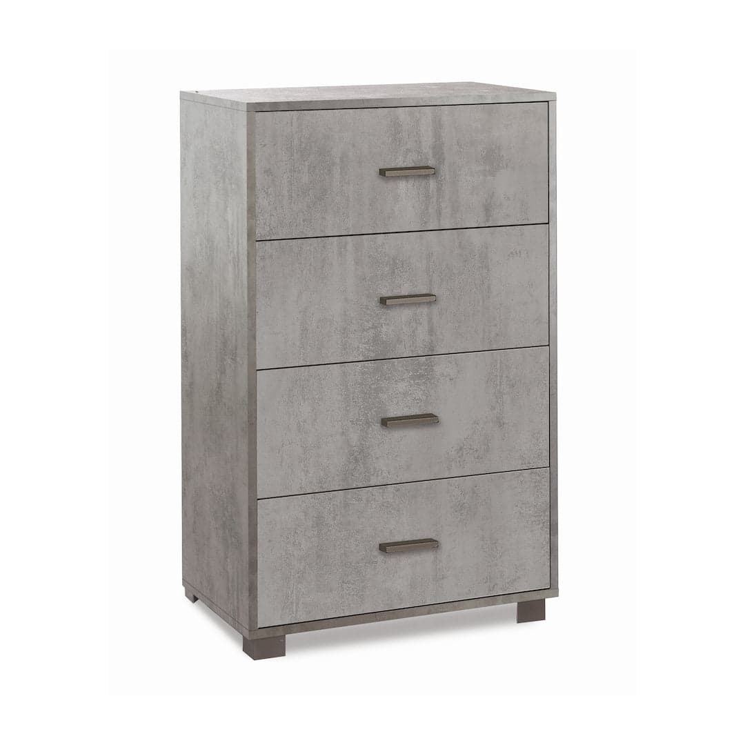 Cassettiera a quattro cassetti dal design moderno - 112 x 70 x 41 cm - 5