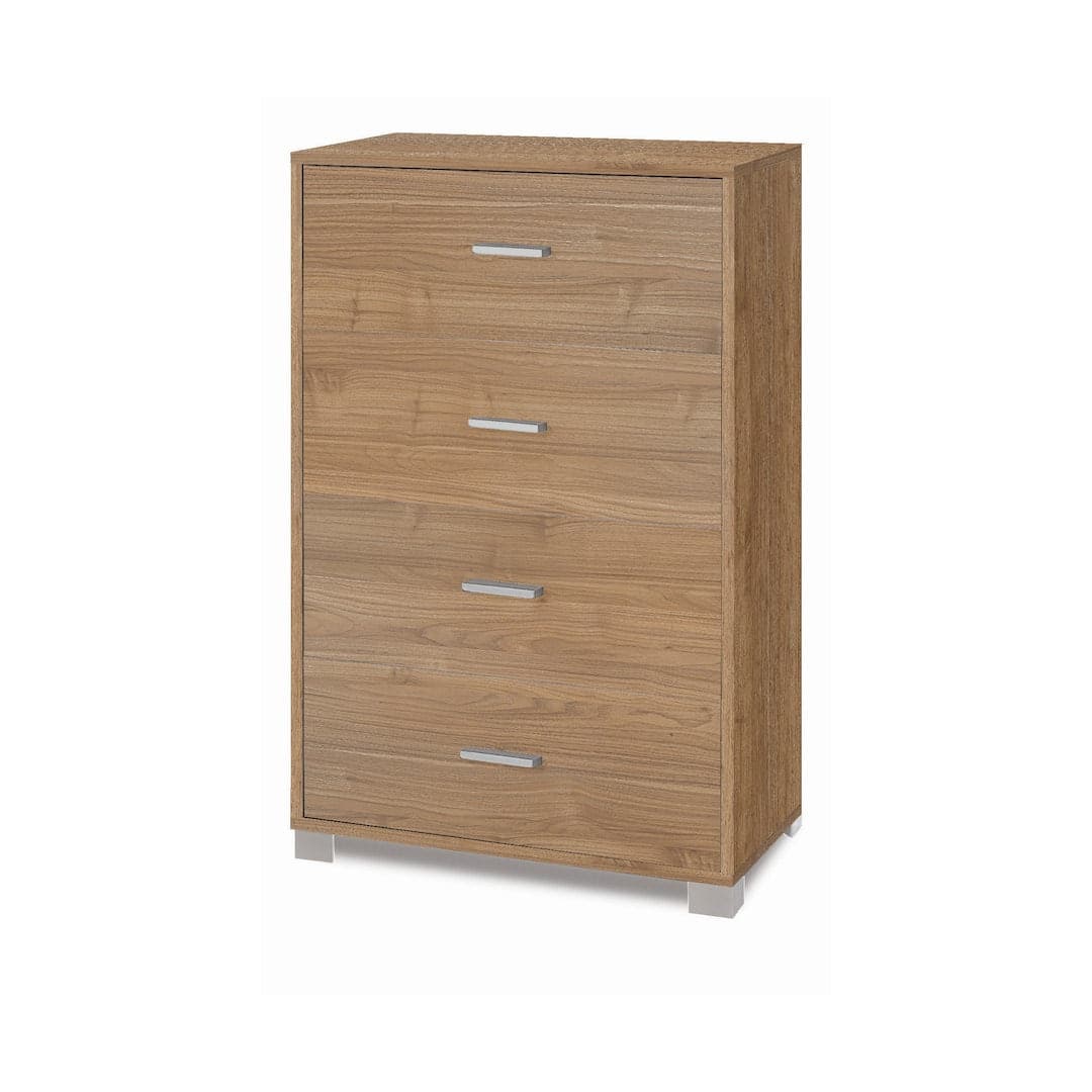 Cassettiera a quattro cassetti dal design moderno - 112 x 70 x 41 cm - 8