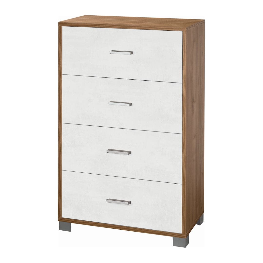 Cassettiera a quattro cassetti dal design moderno - 112 x 70 x 41 cm - 9