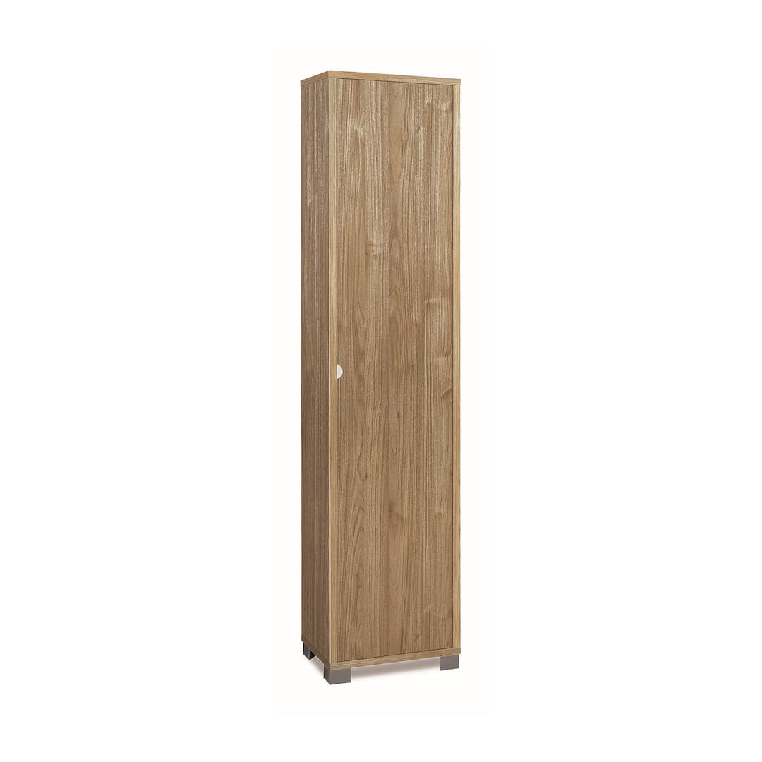 Colonna portascarpe 1 anta con griglie interne - 190 x 43 x 29 cm - 21