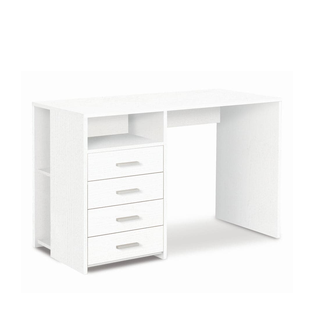Scrivania 4 cassetti con vani a giorno - 76 x 120 x 55 cm - 2