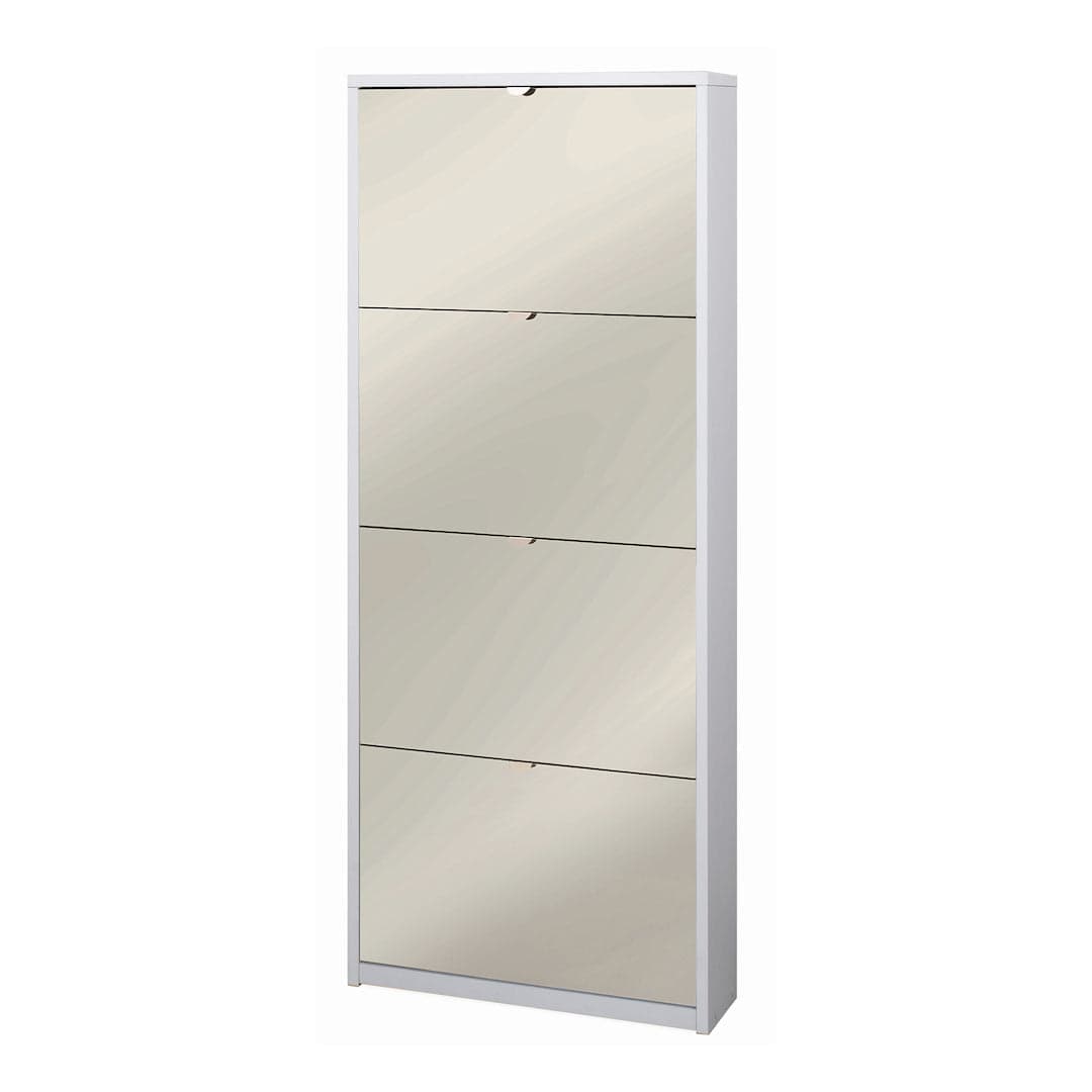 Scarpiera 4 ante a ribalta con specchio - 154 x 63 x 18 cm - 7